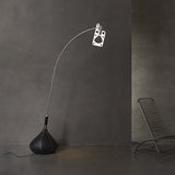 Bulbo Floor lamp Poished Aluminum  By AXOLight Lifestyle View