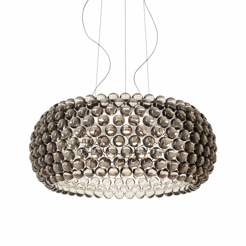 Caboche Plus Suspension by Foscarini, Size: Large, Color: Grey,  | Casa Di Luce Lighting