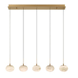 Calcolo Linear Suspension Light Antique Brass By Lib And Co