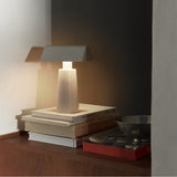 Caret Portable Table Lamp Silk Grey By And Tradition Lifestyle View2