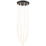 Cascata LED Chandelier By Artcraft Front View1