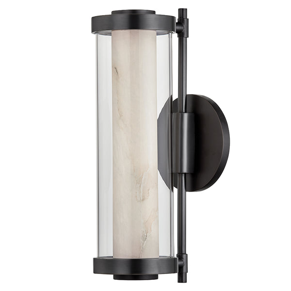 Caterina Vanity Light Small Black Brass By Corbett