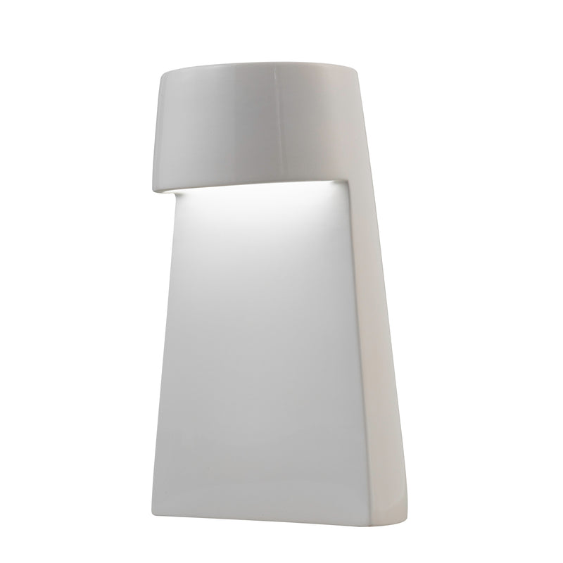 Ceramic Beam Table Lamp Matte White By Justice