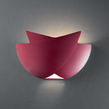 Ceramic Fema Wall Sconce Cerise By Justice Lifestyle View