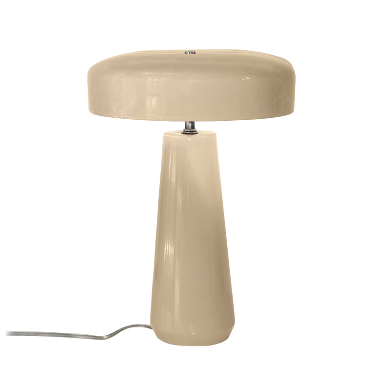 Cerami Spire Table Lamp Gloss Vanilla Gloss By Justice