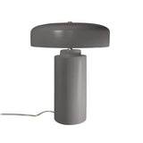 Ceramic Tower Table Lamp Gloss Gray By Justice