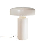 Ceramic Tower Table Lamp Matte White By Justice