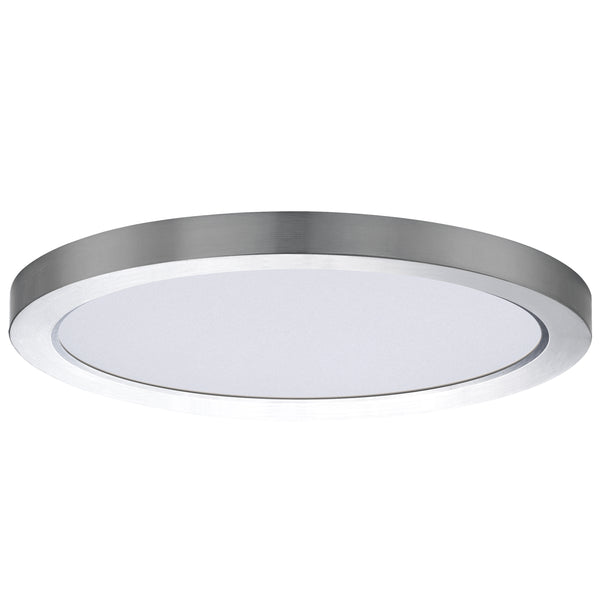 Chip Flush Mount Small Satin Nickel By Maxim Lighting