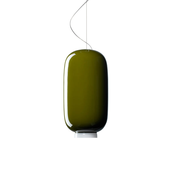 Chouchin 2 Pendant By Foscarini, Color: Green,  | Casa Di Luce Lighting