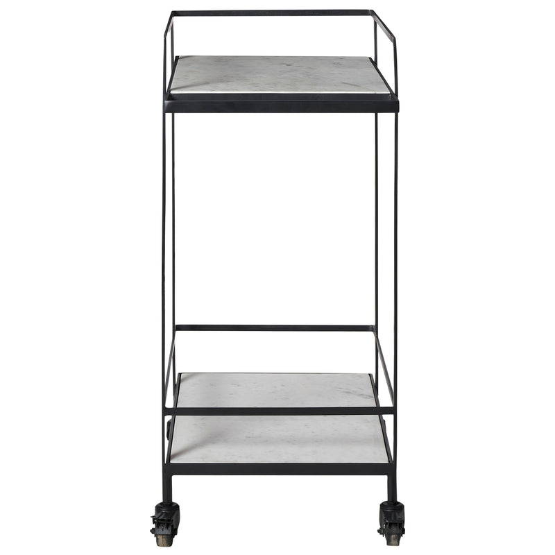 Colton Bar Cart By Renwil Front View