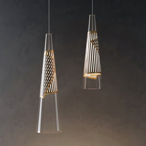 Cono Di Luce Pendant Light Gold By Lodes