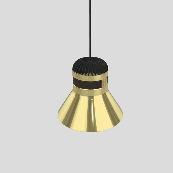 Cordea SP Pendant Light By Masiero, Finish: Pure Gold,  , | Casa Di Luce Lighting