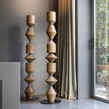 Costantina Floor Lamp Wood By Mogg Side View6