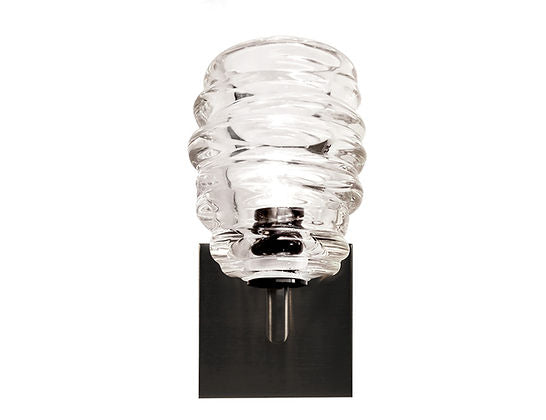 Cyclone Elbow Sconce Square Black By Siemon Salazar