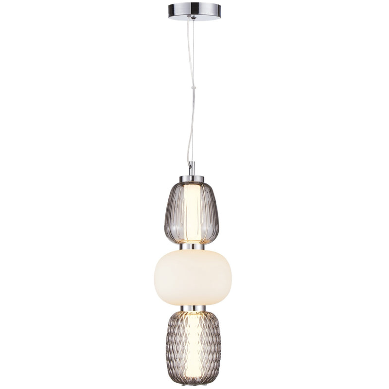 Cyra LED Pendant Medium Smoked By Artcraft