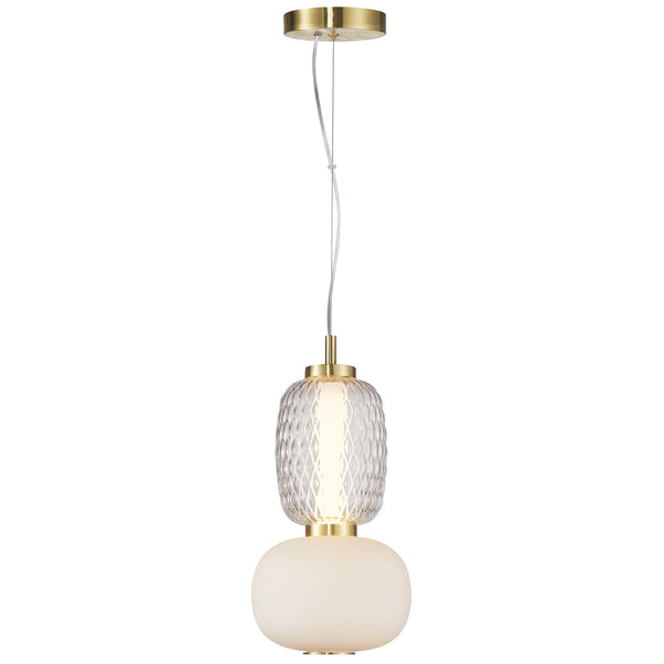 Cyra LED Pendant Small Brass By Artcraft