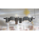 Dancing Queen Linear Suspension, Finish: Laquered Grey