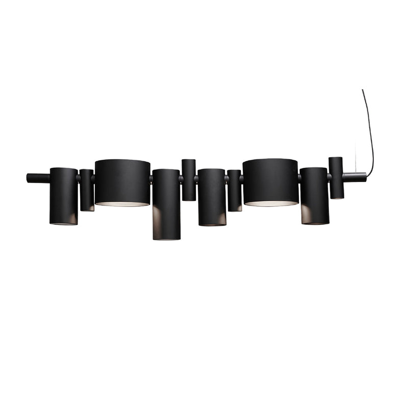 Dancing Queen Linear Suspension, Finish: Matte Black