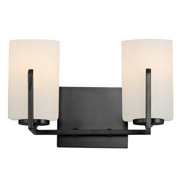 Dart Vanity Light 2 Lights Black By Maxim Lighting