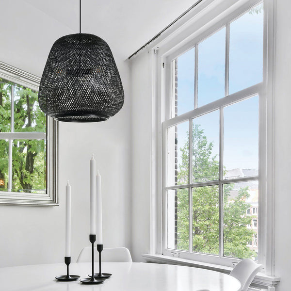 Dembleby Large Pendant Light Black By Eglo Lifestyle View