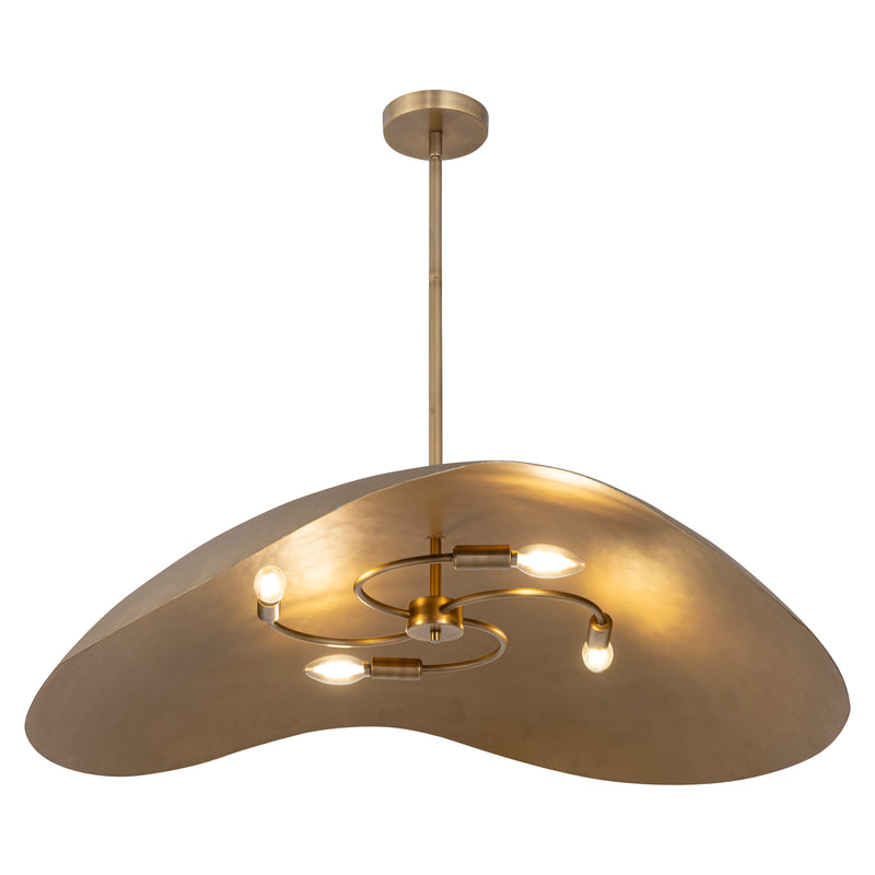 Denarii Iron Pendant Medium By Maxim Lighting Detailed View