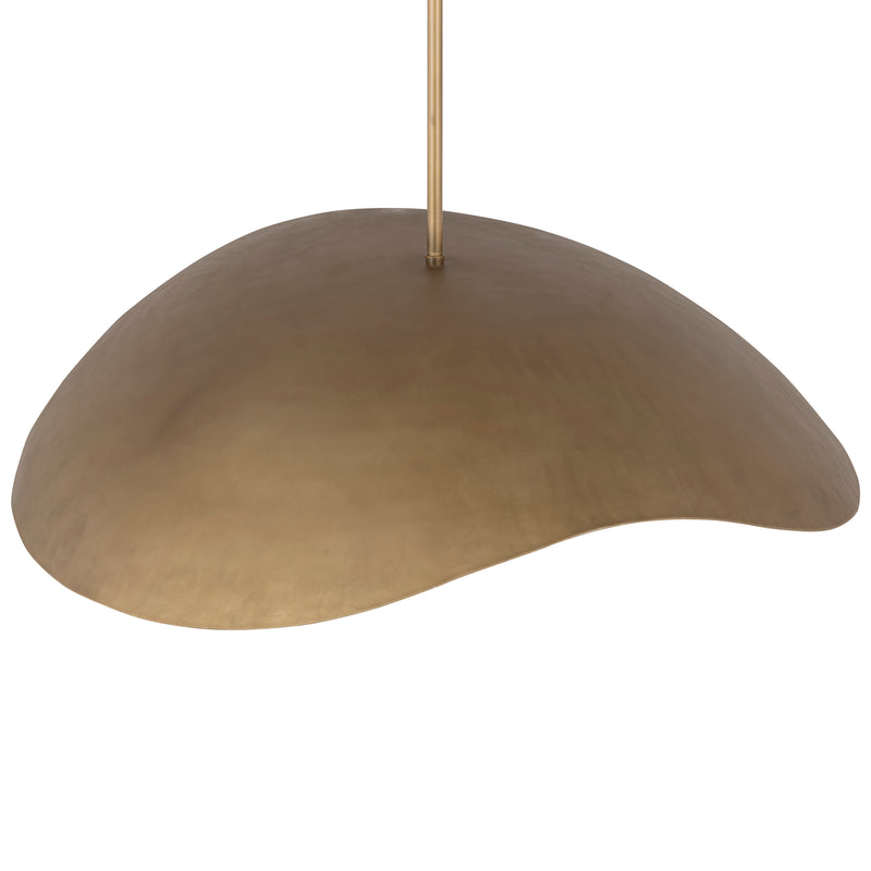 Denarii Iron Pendant Medium By Maxim Lighting Top View