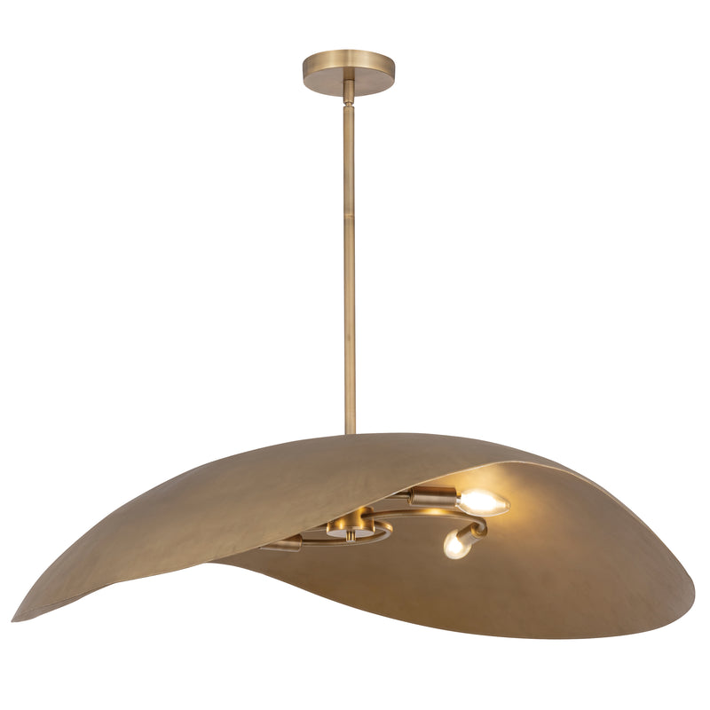 Denarii Iron Pendant Medium By Maxim Lighting