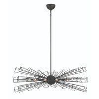 Dendelio Linear Chandelier By Eurofase Bk