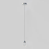 Dewdrop LED Pendant Small Polished Chrome By ET2 Front View