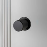Door Knob Set Cross Black By Buster And Punch