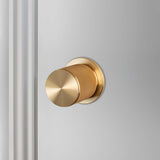 Door Knob Set Cross Brass By Buster And Punch