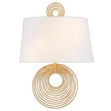 Doral 2 Light Sconce By Crystorama