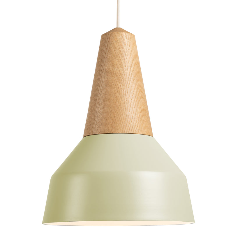 Eikon Basic Pendant Oak Pistache By Schneid Studio