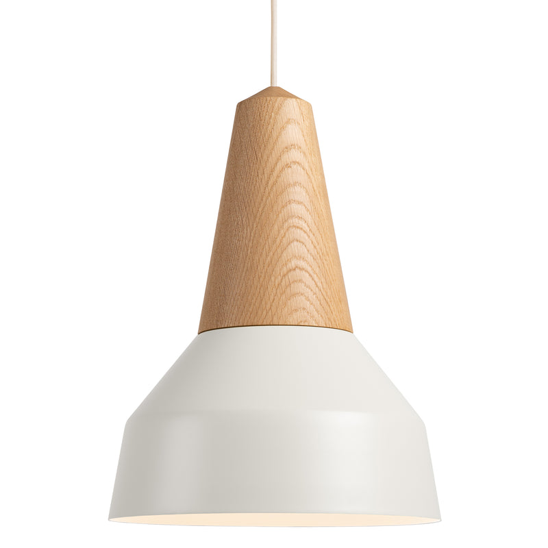 Eikon Basic Pendant Oak White By Schneid Studio