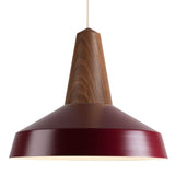 Eikon Circus Pendant Walnut Burgundy By Schneid Studio