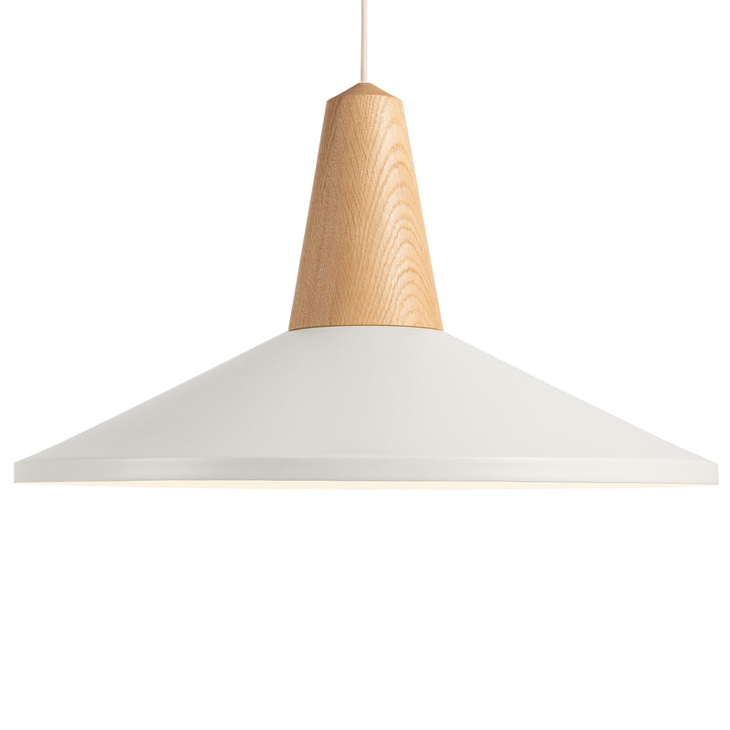 Eikon Shell Pendant Oak White By Schneid Studio