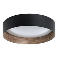 Ester Ceiling Light Black Brown By Eglo