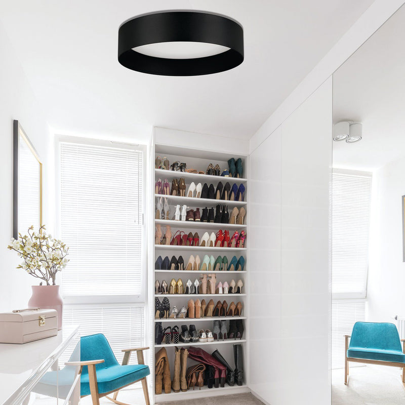 Ester Ceiling Light Black By Eglo - Lifestyle View