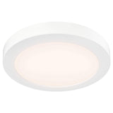 FMM09 9 Round Flush Mount White Small By DALS