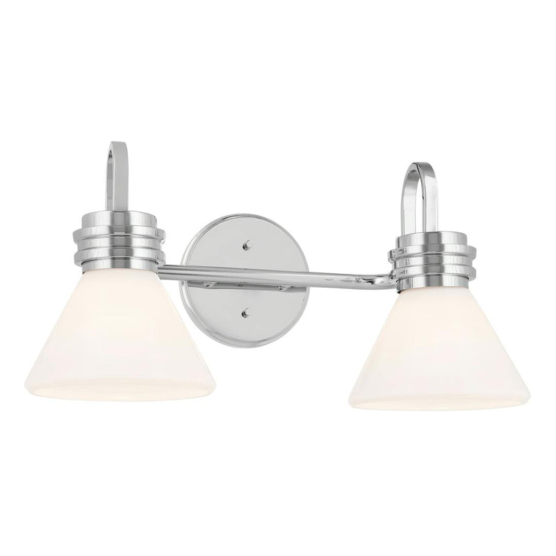 Farum Wall Sconce 2 Lights Chrome By Kichler