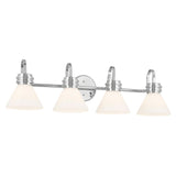 Farum Wall Sconce 4 Lights Chrome  By Kichler