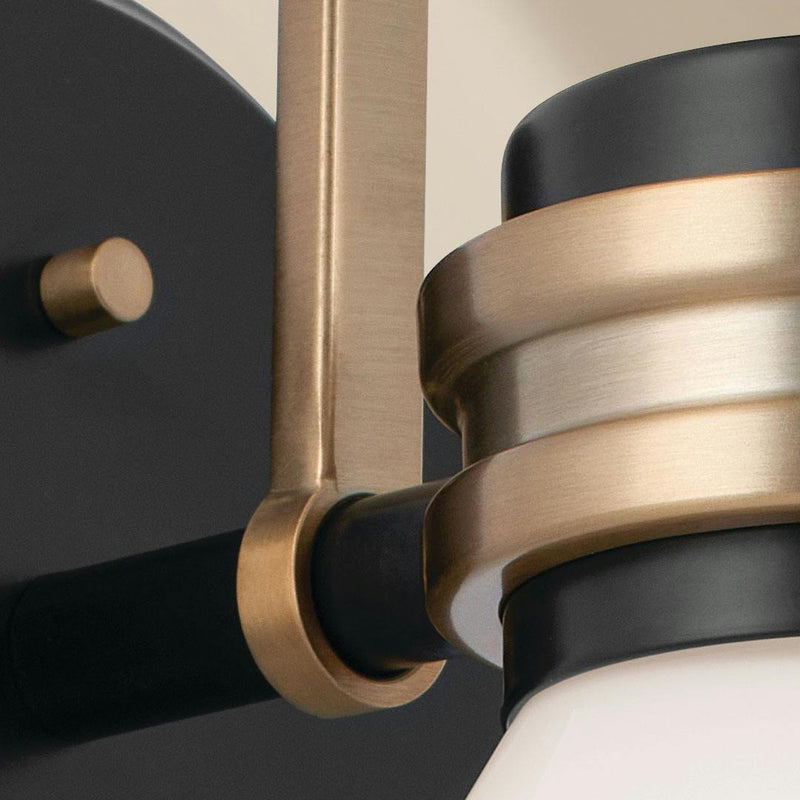 Farum Wall Sconce Black Champagne Bronze By Kichler Detailed View2