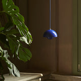 Flowerpot VP1 Pendant Cobalt Blue By And Tradition Lifestyle View