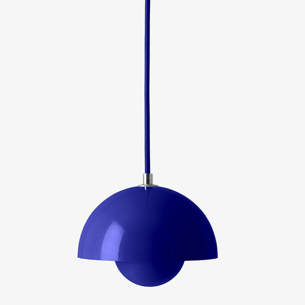 Flowerpot VP1 Pendant Cobalt Blue By And Tradition