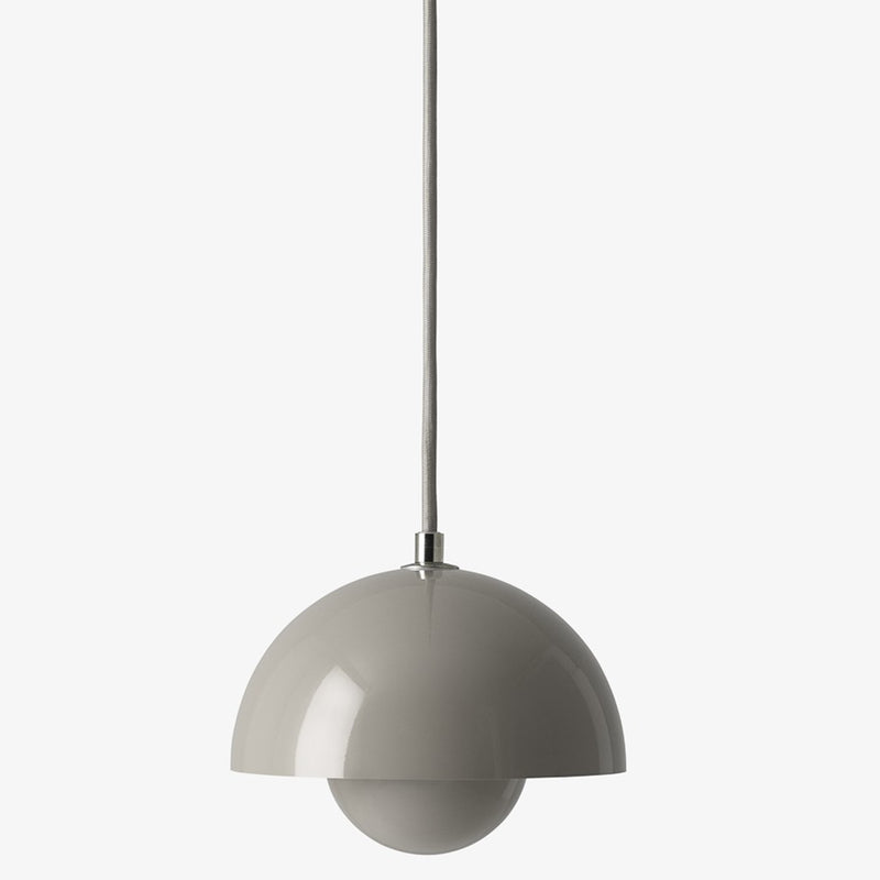 Flowerpot VP1 Pendant Grey Beige By And Tradition