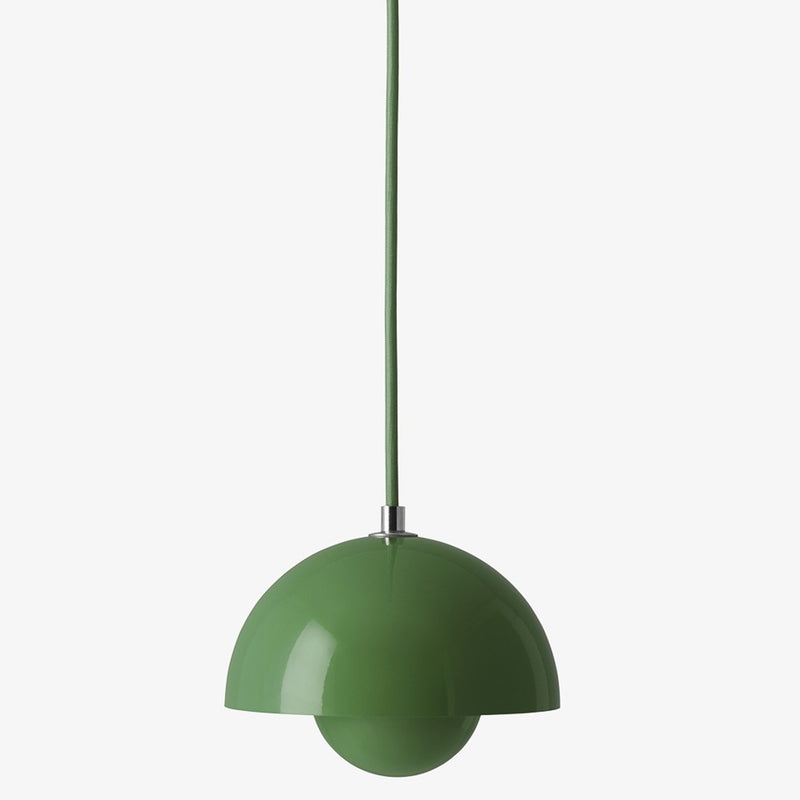 Flowerpot VP1 Pendant Signal Green By And Tradition