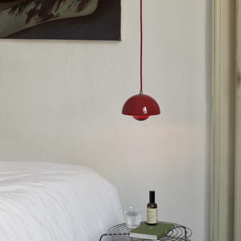 Flowerpot VP1 Pendant Vermilion Red By And Tradition Lifestyle View