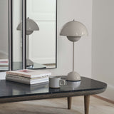 Flowerpot VP3 Table Lamp Grey Beige By And Tradition Lifestyle View