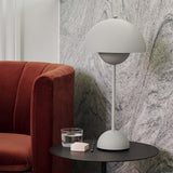 Flowerpot VP3 Table Lamp Matte Light Grey By And Tradition Lifestyle View