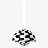 Flowerpot VP7 Pendant Black White Pattern By And Tradition